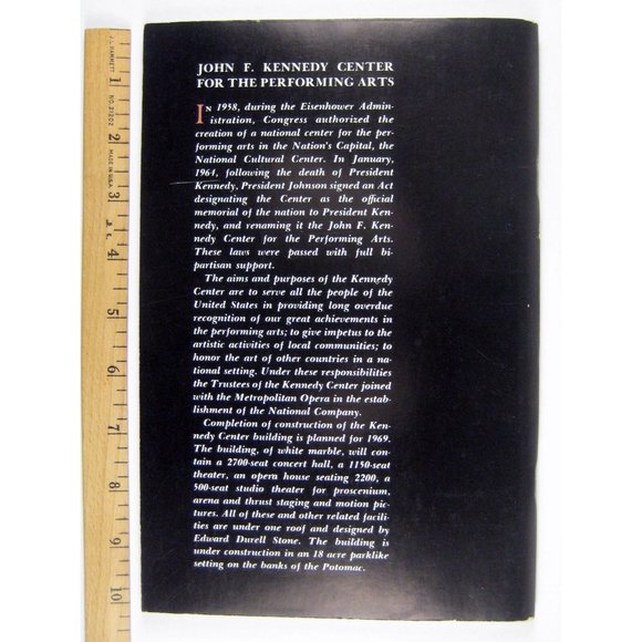 Metropolitan Opera La Boheme Libretto Program 1966 Season Quintero Kennedy - Picture 5 of 5